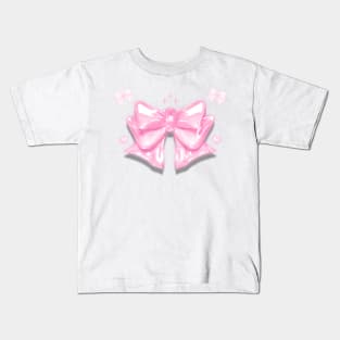 Coquette pink bow Kids T-Shirt
